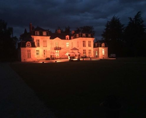 chateau auvillers la nuit